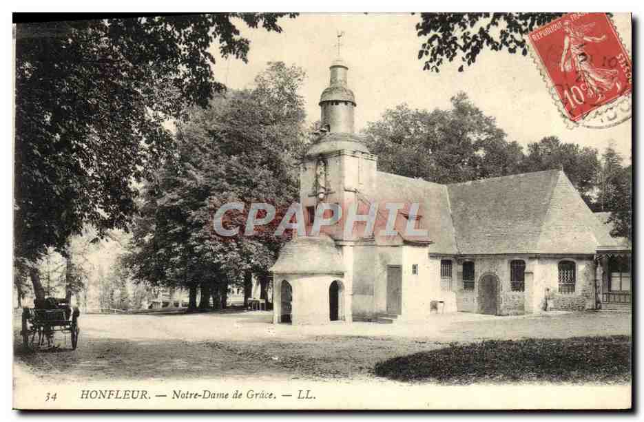 CPA Honfleur Chapelle De Notre Dame de Grace
