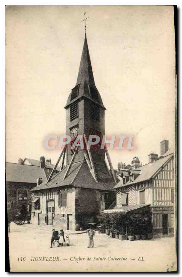 Honfleur — Clocher de Sainte Catherine — LL, n°146