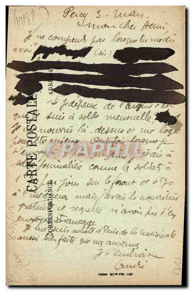 Honfleur — Clocher de Sainte Catherine — LL, n°146 — Verso