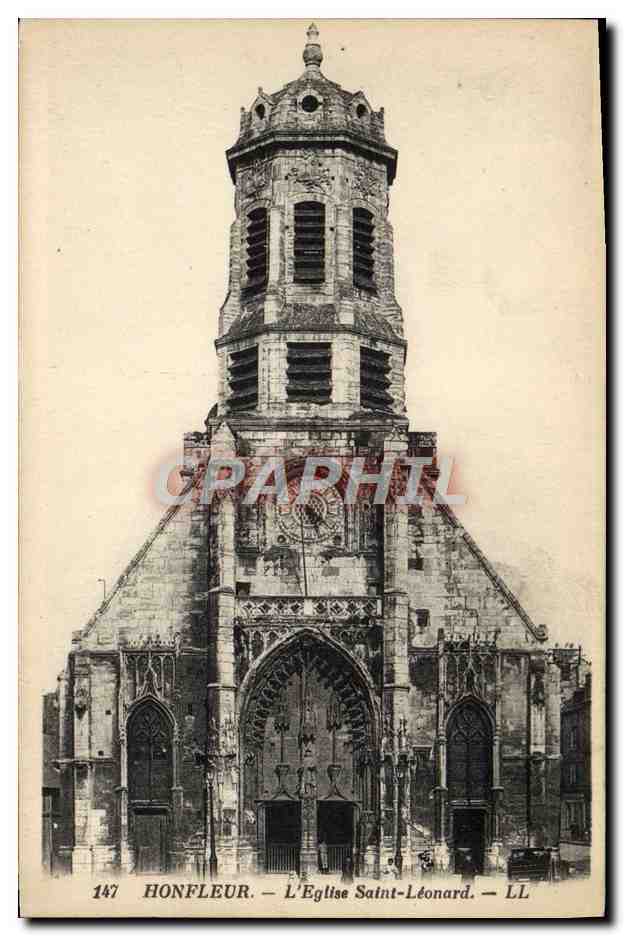 Honfleur — L'Église Saint-Léonard — LL — n°147