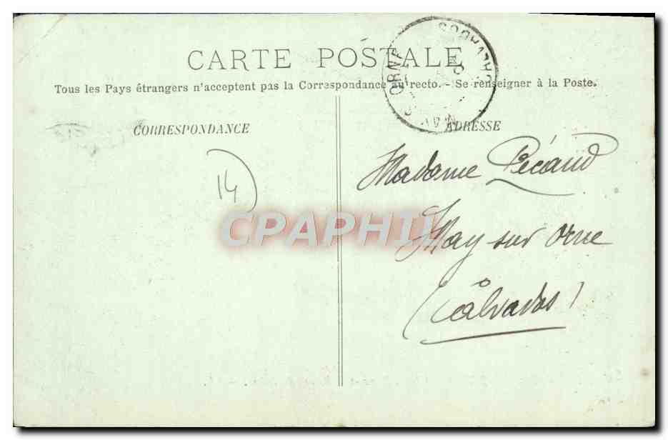 Honfleur — L'Hôtel du Cheval Blanc et le Bateau du Havre — LL. — Reverso