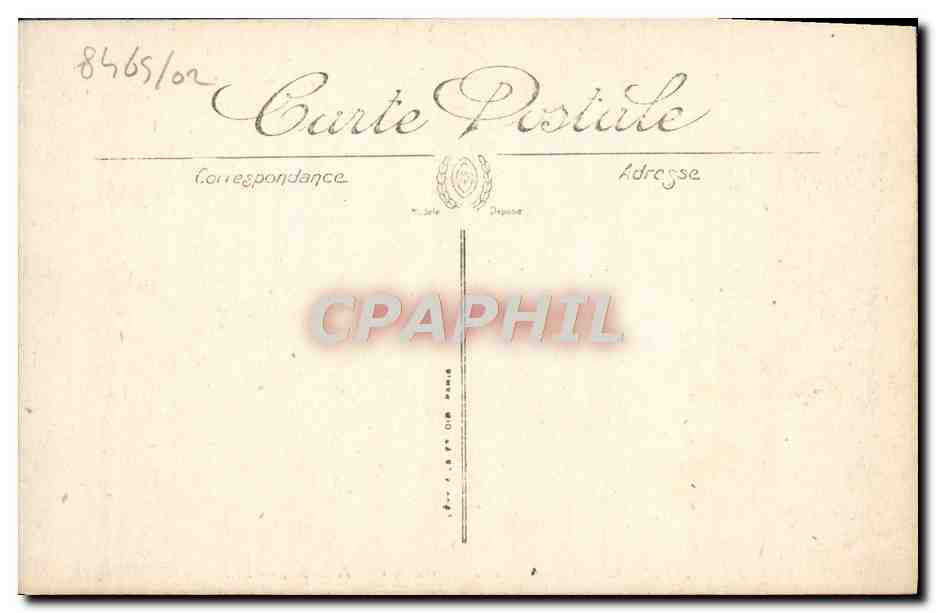 Env. de Honfleur — Echappée sur la Mer à la Côte de Grâce — LL. — N° 39 — Achterkant