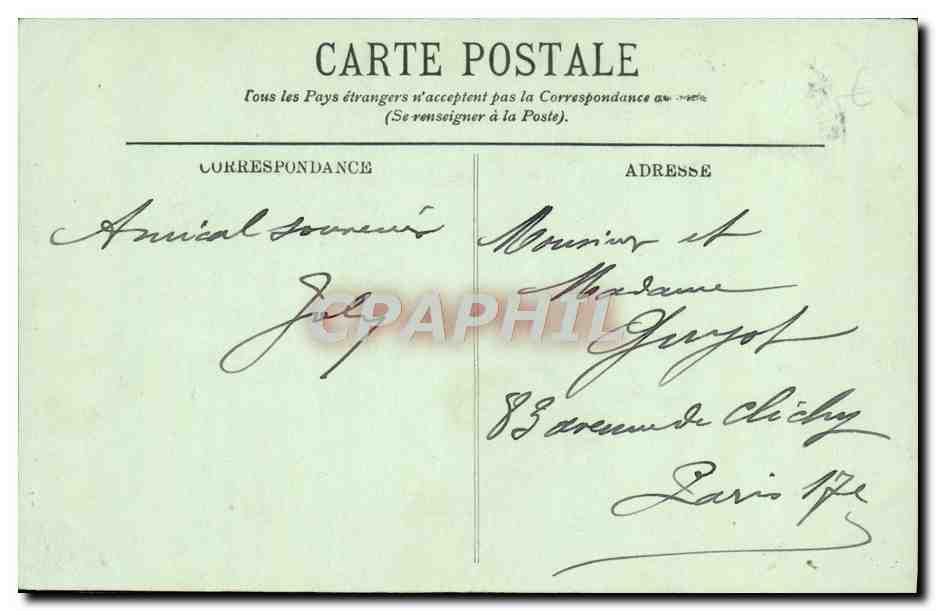 CPA Honfleur Portail de Saint Leonard Enfants — Rückseite