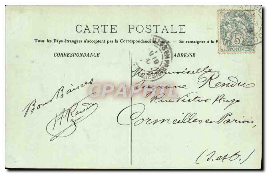 Honfleur — La Côte de Grâce — LL. — n°32 — Verso