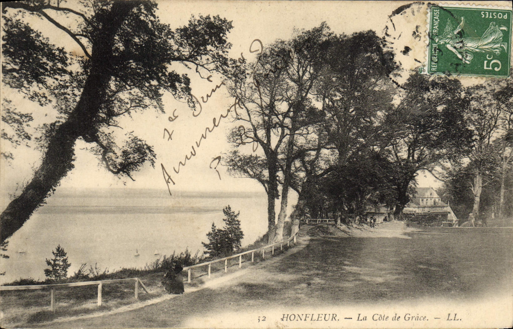 Honfleur — La Côte de Grâce — LL. — n°52