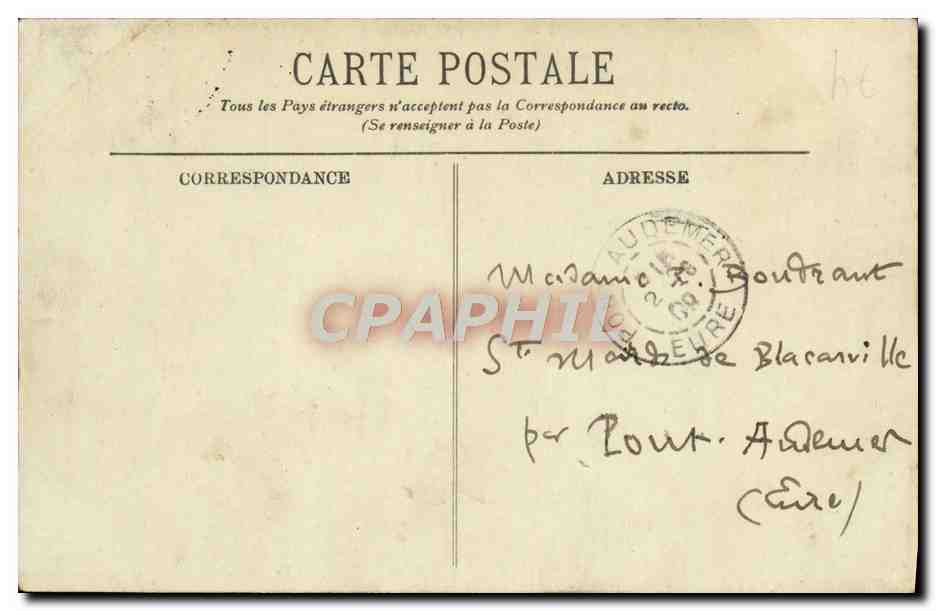 Honfleur — La Côte de Grâce — LL. — n°52 — Achterkant