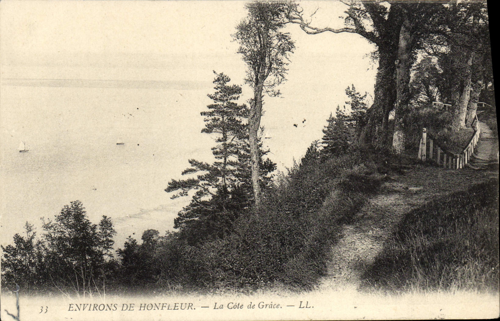 Environ de Honfleur — La Côte de Grâce — LL.