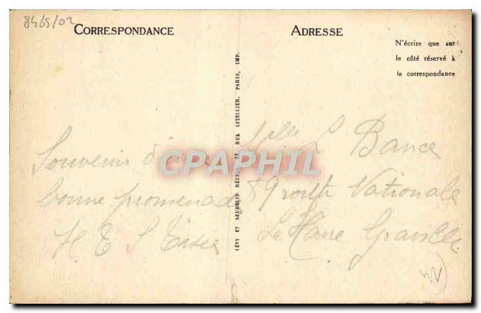 CPA Honfleur Sortie des Bateaux de Peche — Rückseite