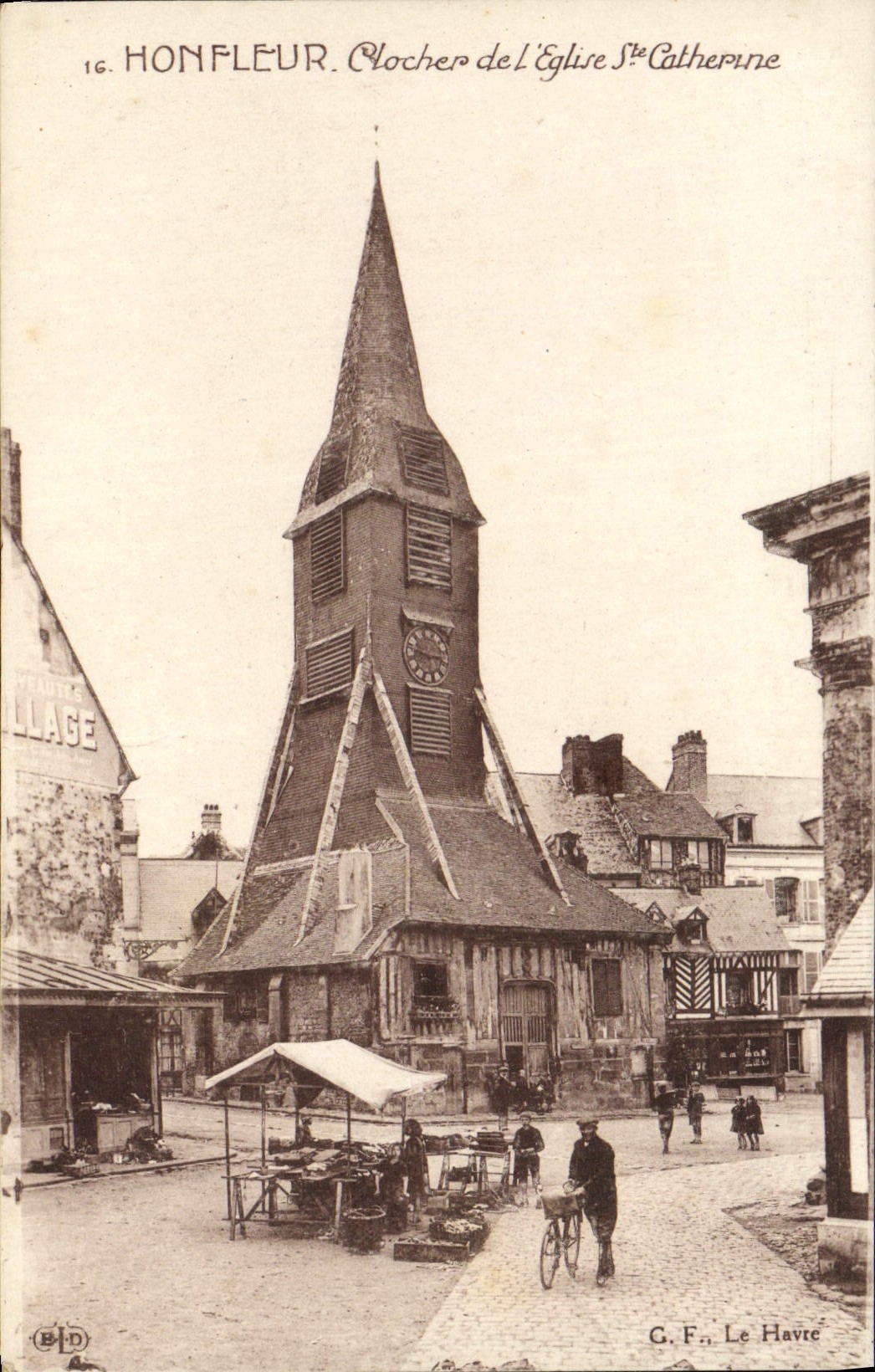 CPA Honfleur Eglise Sainte Catherine