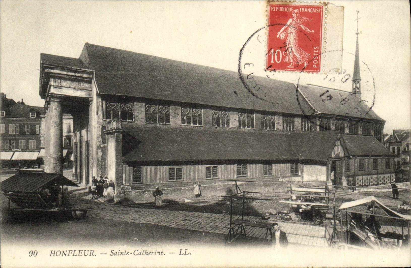 Honfleur — Église Sainte-Catherine — LL. — Éditeur LL.