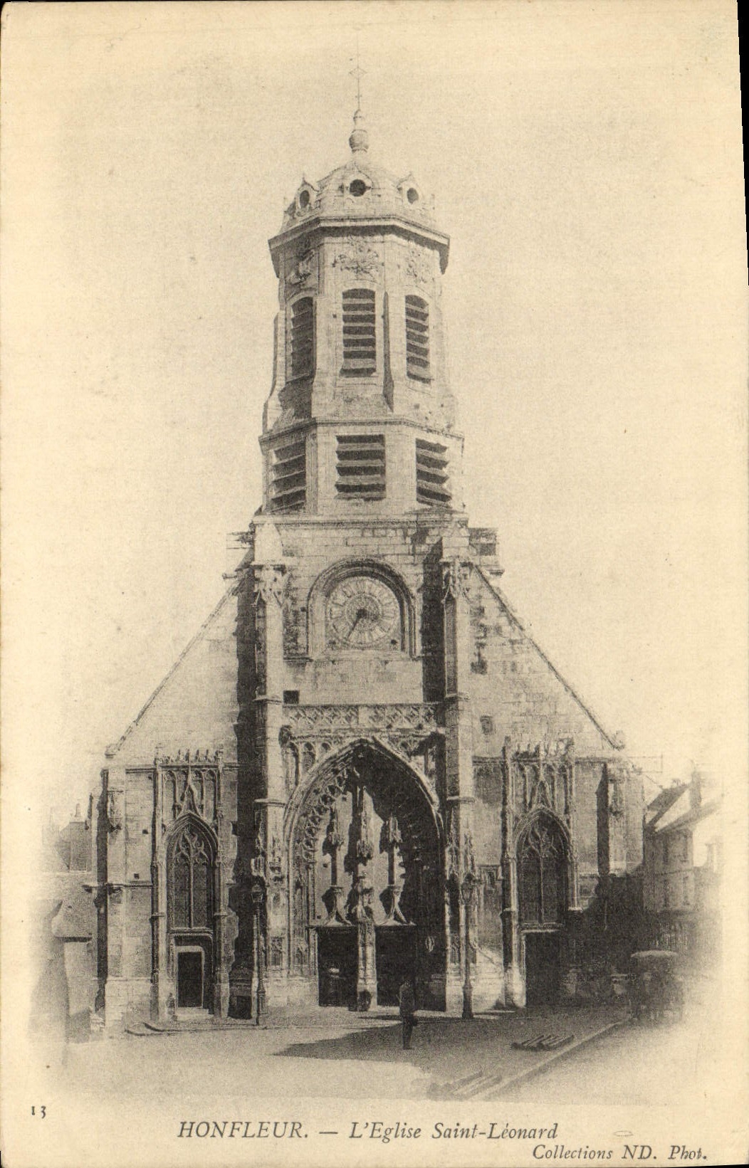 Honfleur — L'Église Saint-Léonard — Collections ND. Phot.