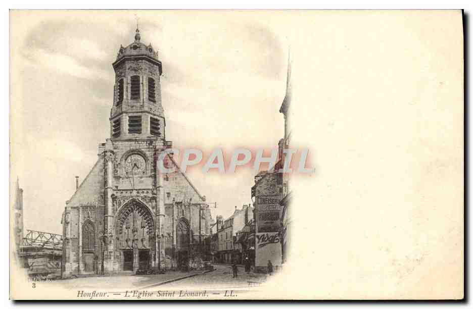 CPA Honfleur L'Eglise Saint Leonard