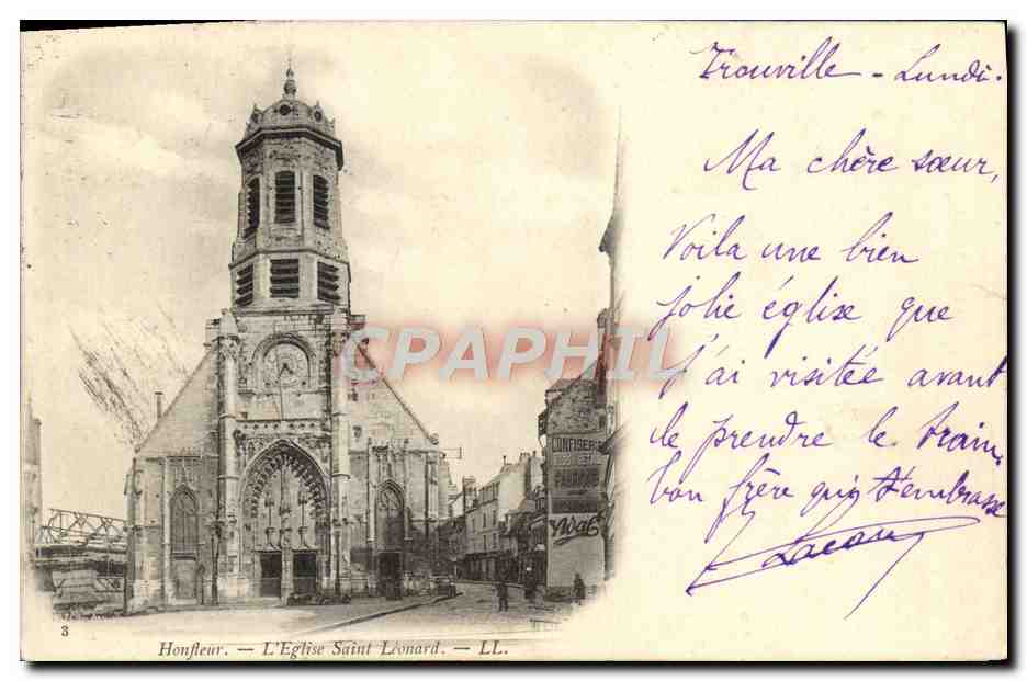 Honfleur — L'Église Saint-Léonard — LL.