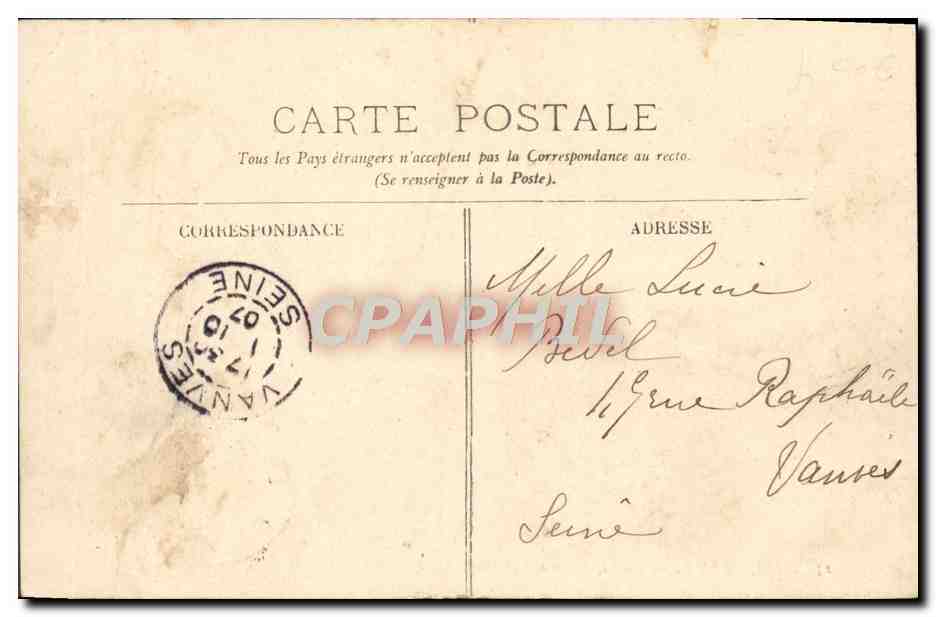 Honfleur — La Lieutenante et le Port — LL. — Rückseite
