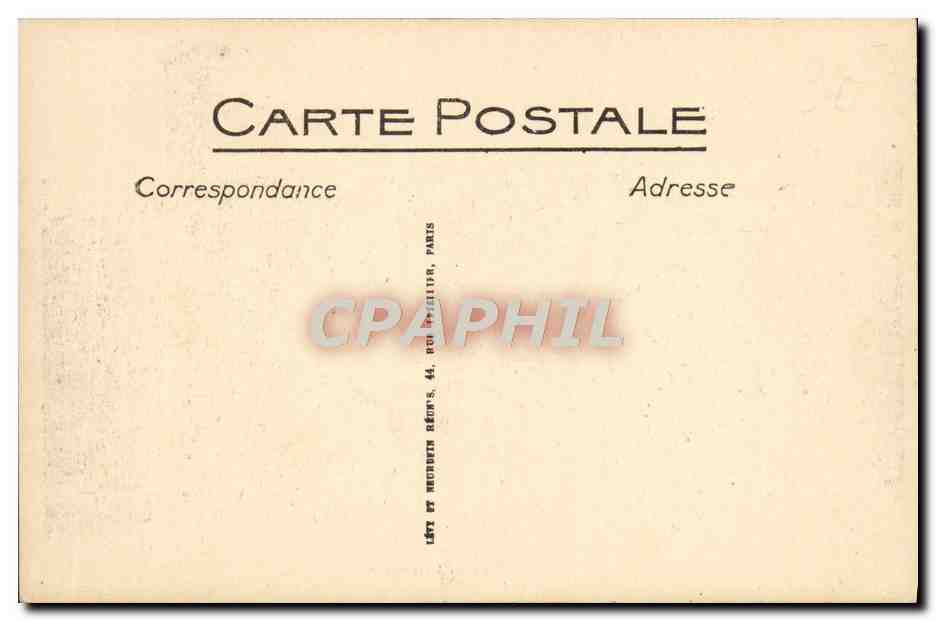 CPA Honfleur Cote de Grace Hotel de la Renaissance — Rückseite