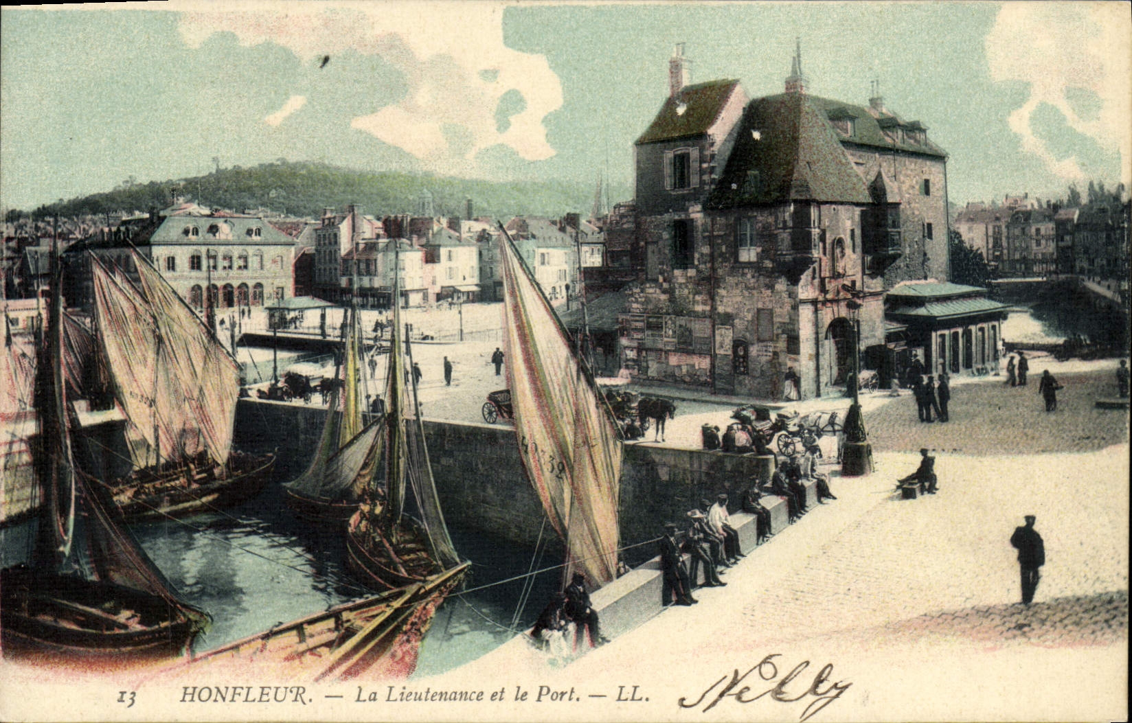 Honfleur — La Lieutenante et le Port — LL. — Nelly