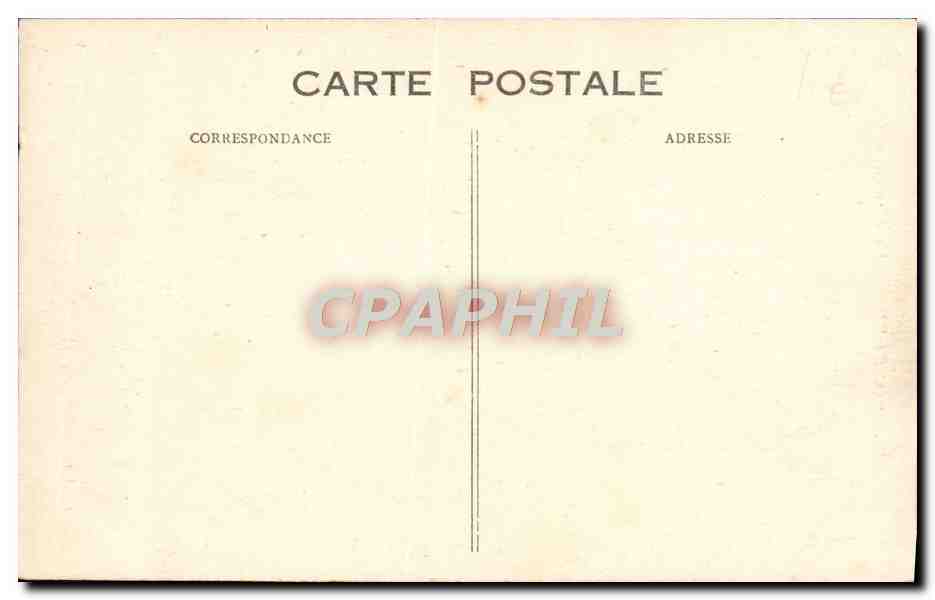 Honfleur — La Lieutenante — G. F., Le Havre — Verso