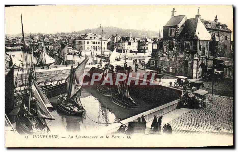 Honfleur — La Lieutenante et le Port — LL