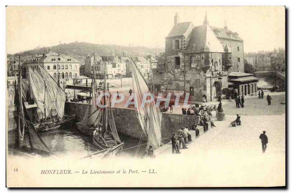 Honfleur — La Lieutenancie et le Port — LL. — n°13