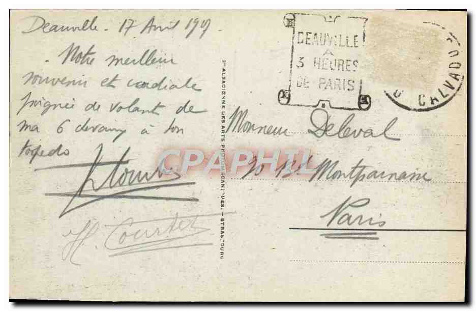 CPA Honfleur Le Mont Joli La Cote de Grace — Rückseite