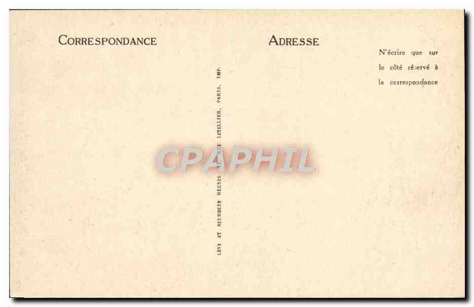 CPA Honfleur Rue de l'Homme de Bois  — Verso