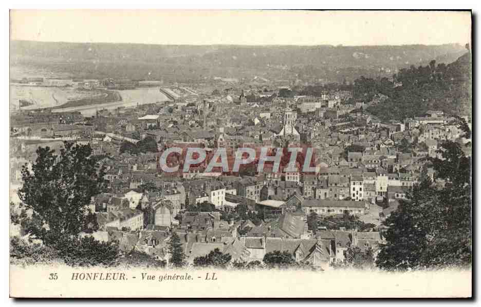 CPA Honfleur Vue generale 