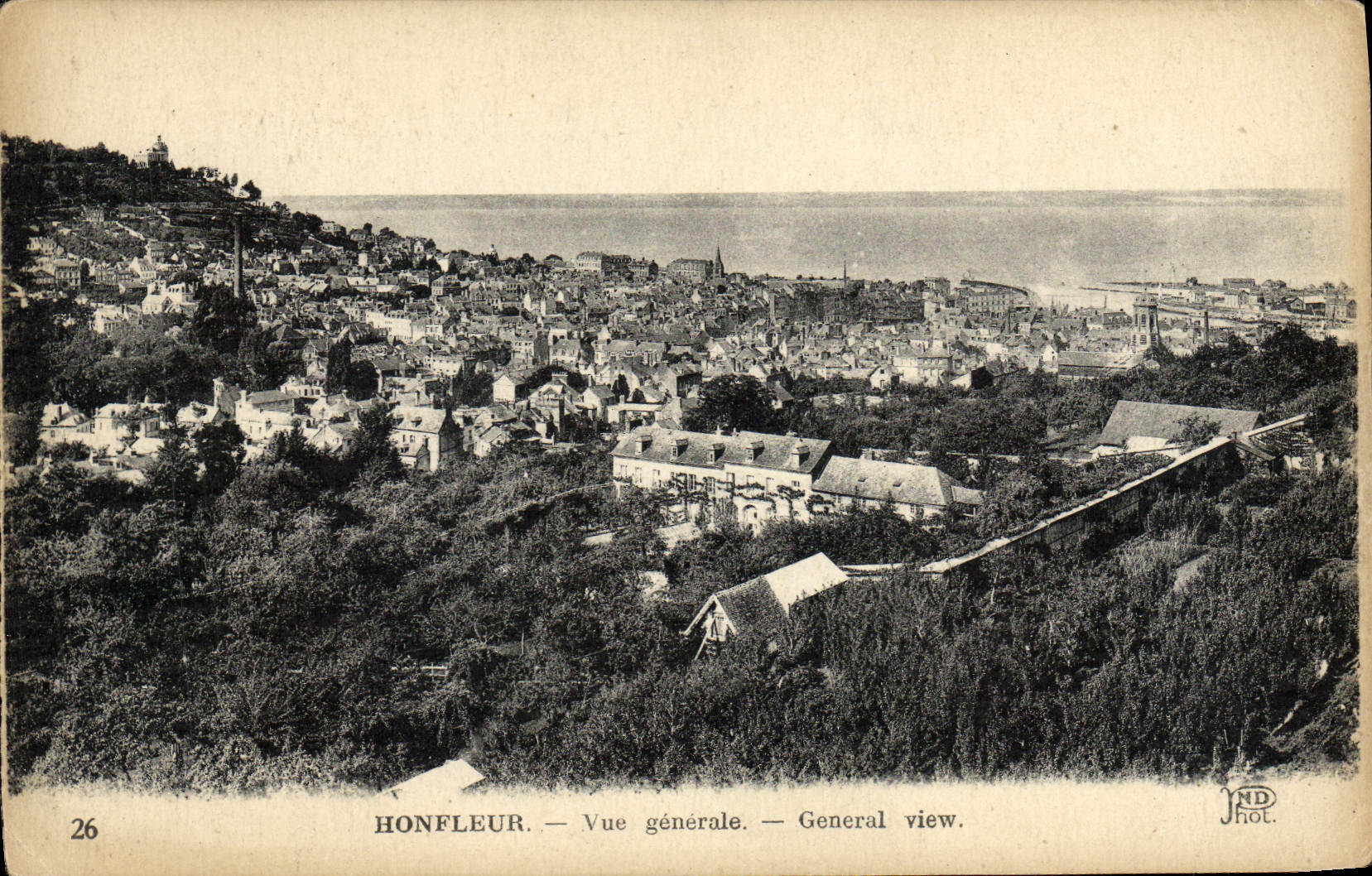 Honfleur — Vue générale — JND Hot. n°26