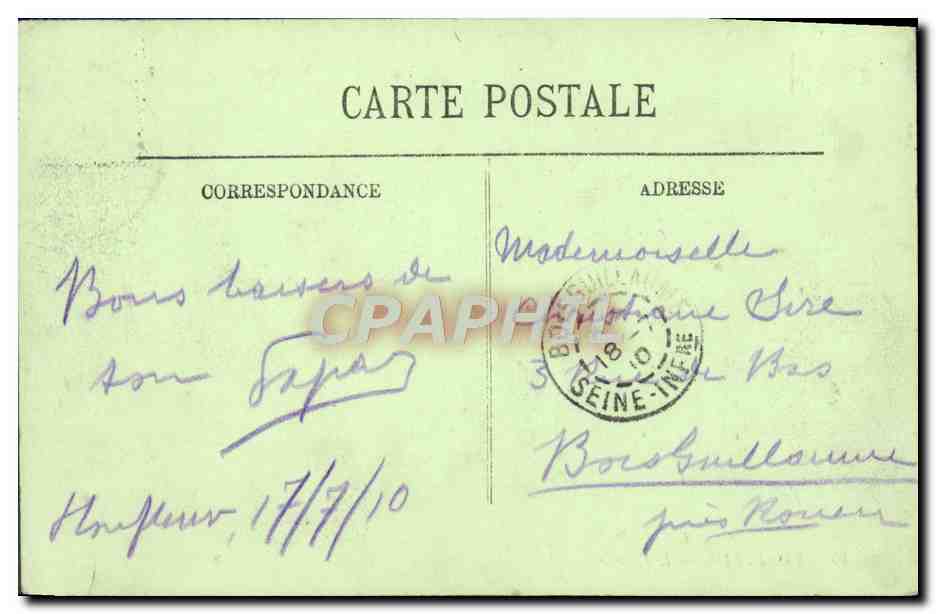 Honfleur — Le Calvaire — LL. — Reverso