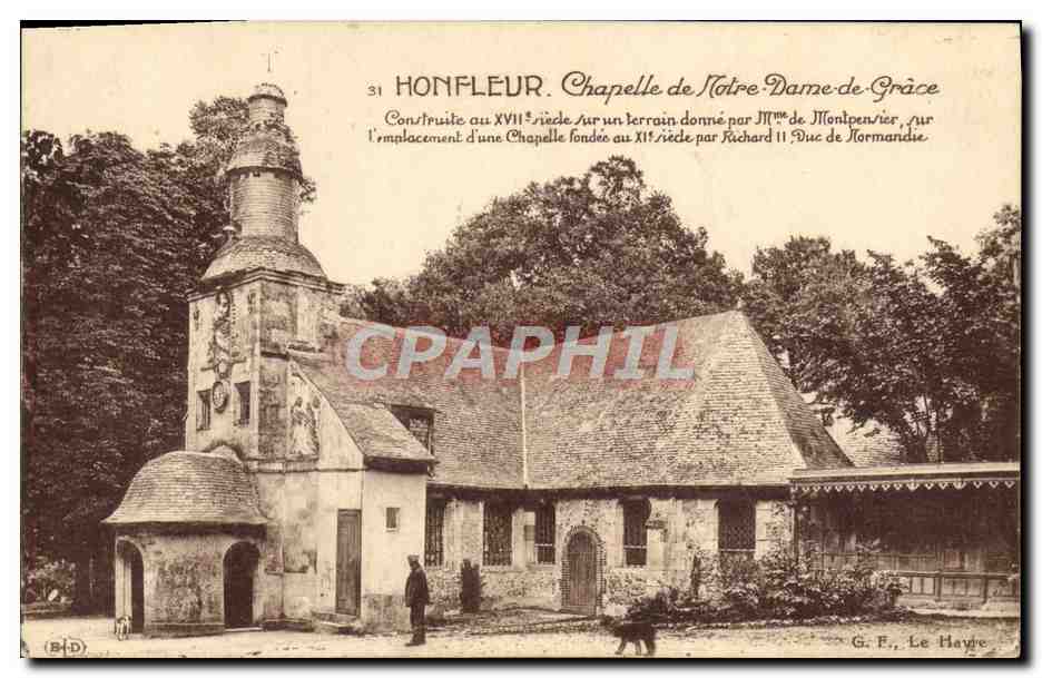 CPA Honfleur Chapelle de Notre Dame de Grace 