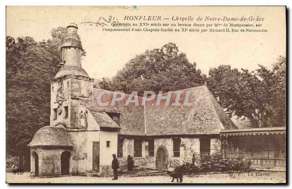 CPA Honfleur Chapelle de Notre Dame de Grace 