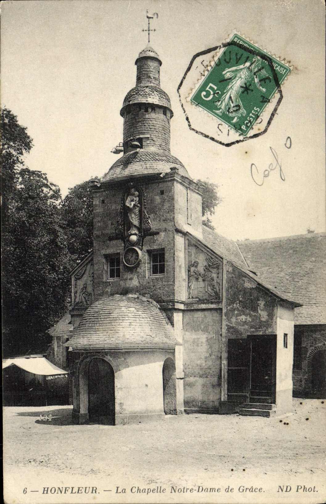 CPA Honfleur La Chapelle Notre Dame de Grace 