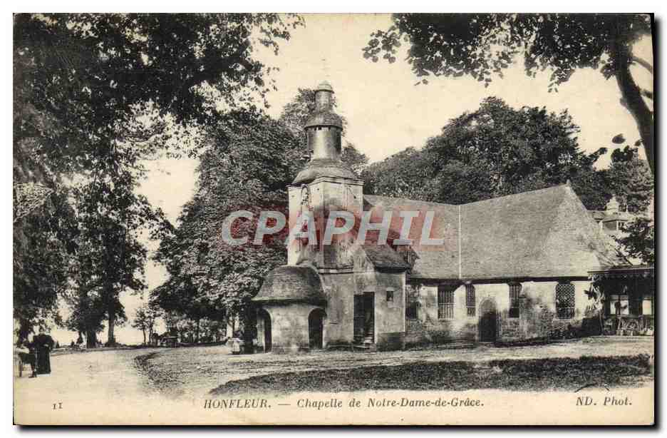 CPA Honfleur Chapelle de Notre Dame de Grace 