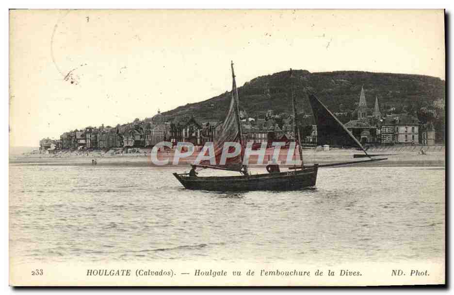 Houlgate (Calvados) — Houlgate vu de l'embouchure de la Dives — ND. Phot.