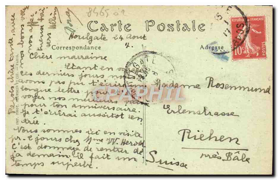 Houlgate (Calvados) — Houlgate vu de l'embouchure de la Dives — ND. Phot. — Reverso