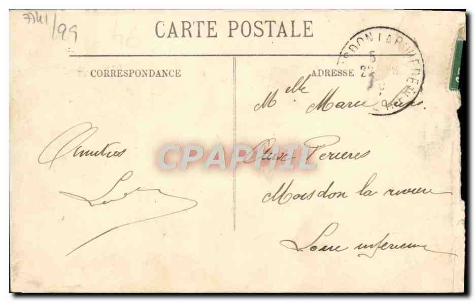 CPA Houlgate Le Grand Hotel — Verso
