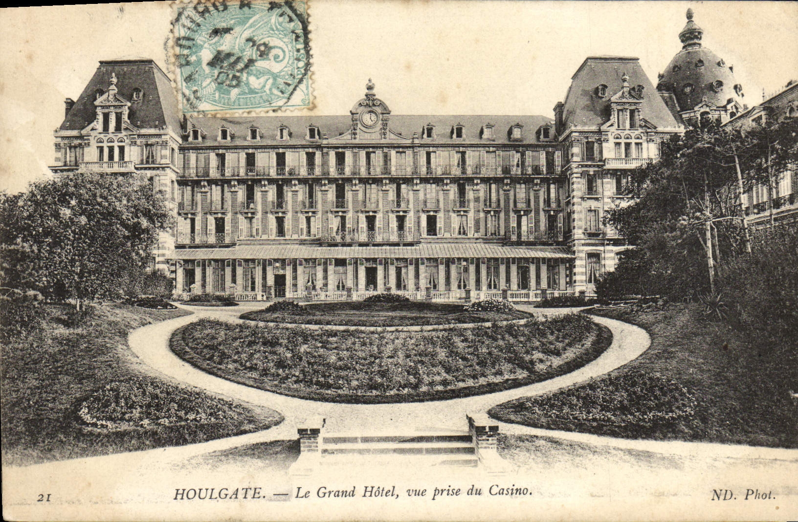 Houlgate — Das Grand Hotel, Ansicht vom Casino — ND. Phot.