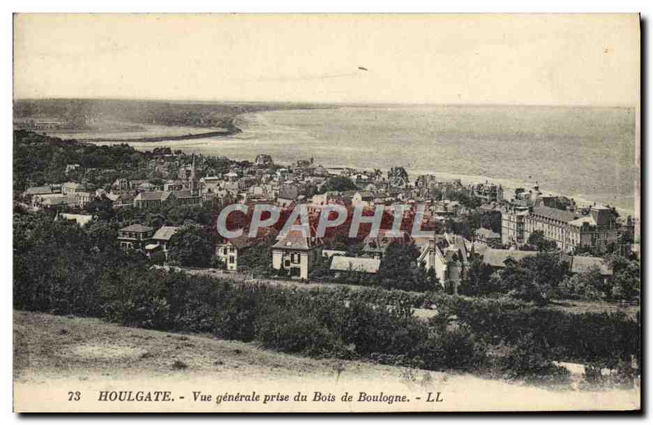 CPA Houlgate Vue generale prise du Bois de Boulogne 