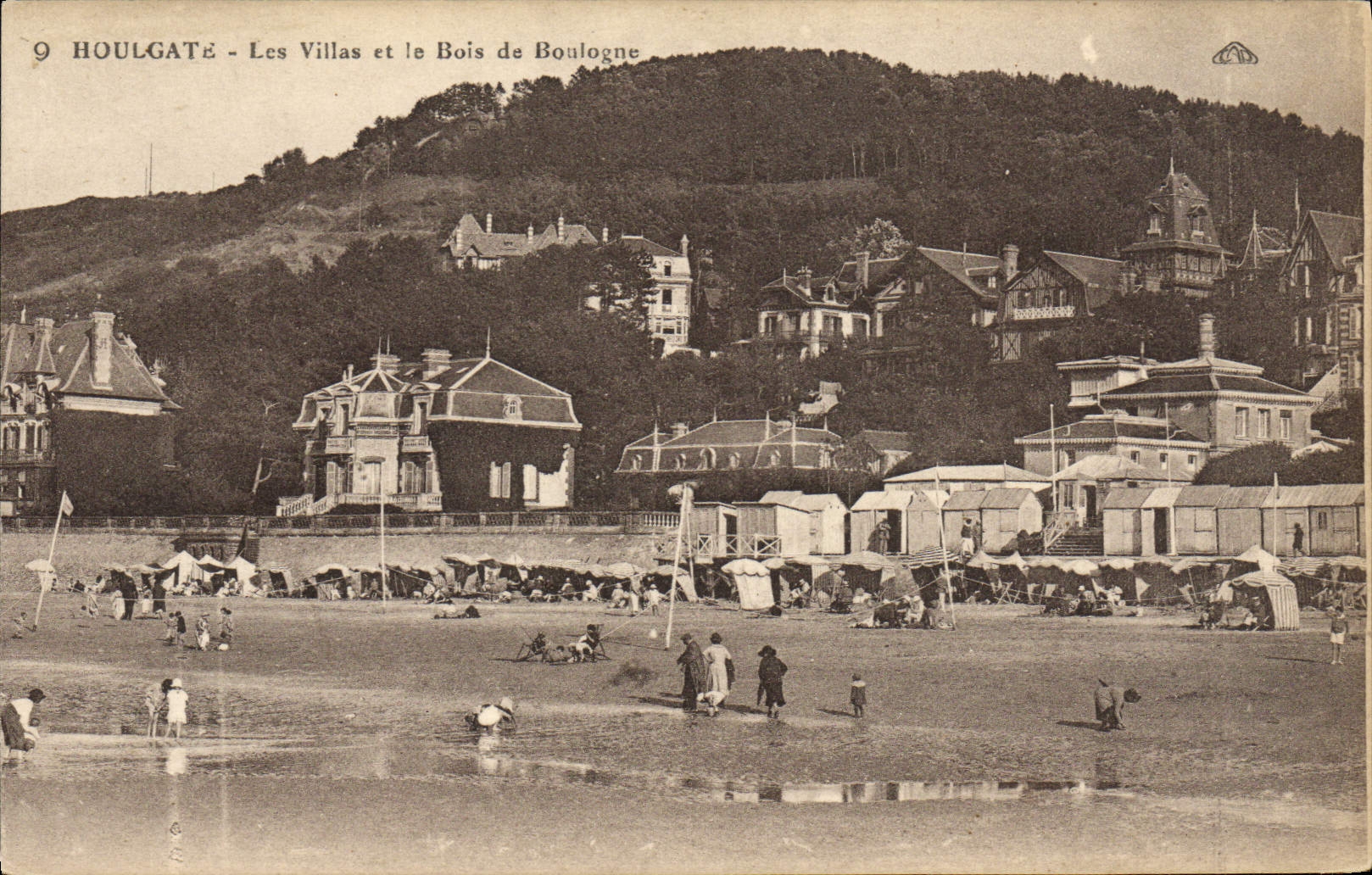 Houlgate - Les Villas et le Bois de Boulogne — éditeur CPAPHIL, n° de série 9
