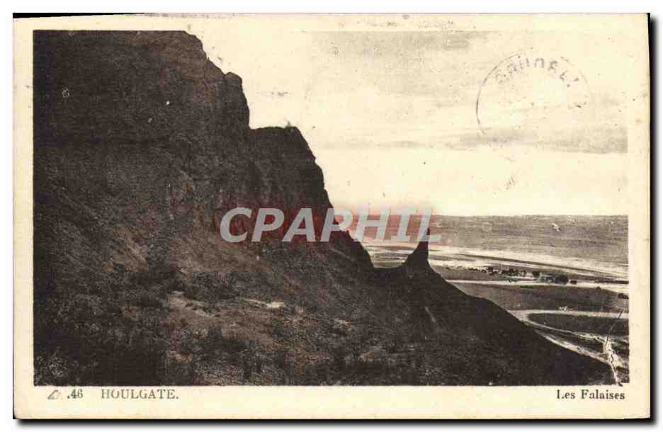 CPA Houlgate Les Falaises