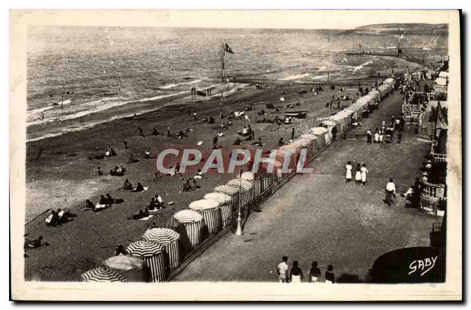 CPA Houlgate La Plage a vol d'Oiseau