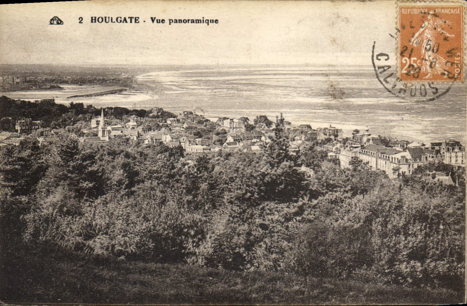 Houlgate - Panoramablick — unbekannter Verlag, Seriennummer 2
