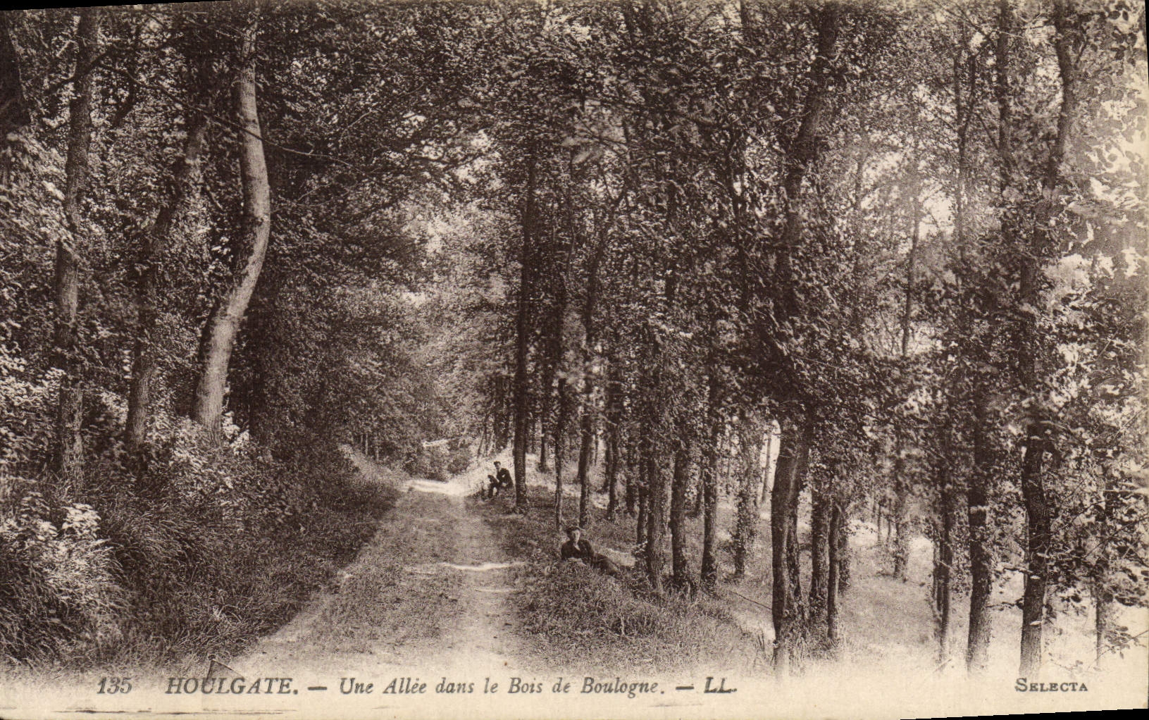 Houlgate — Une Allée dans le Bois de Boulogne — LL. — Selecta