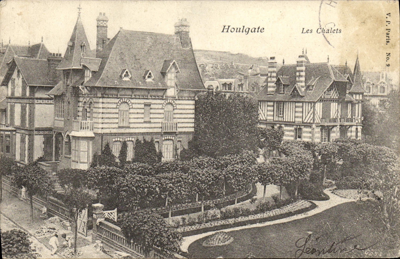 CPA Houlgate Les Chalets