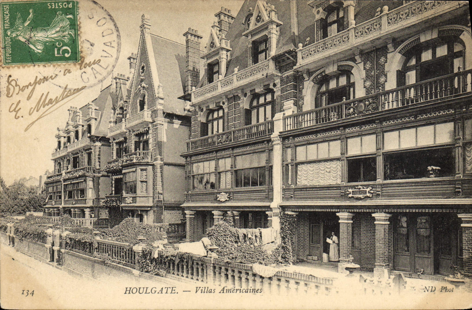 Houlgate — Villas Américaines — ND Phot