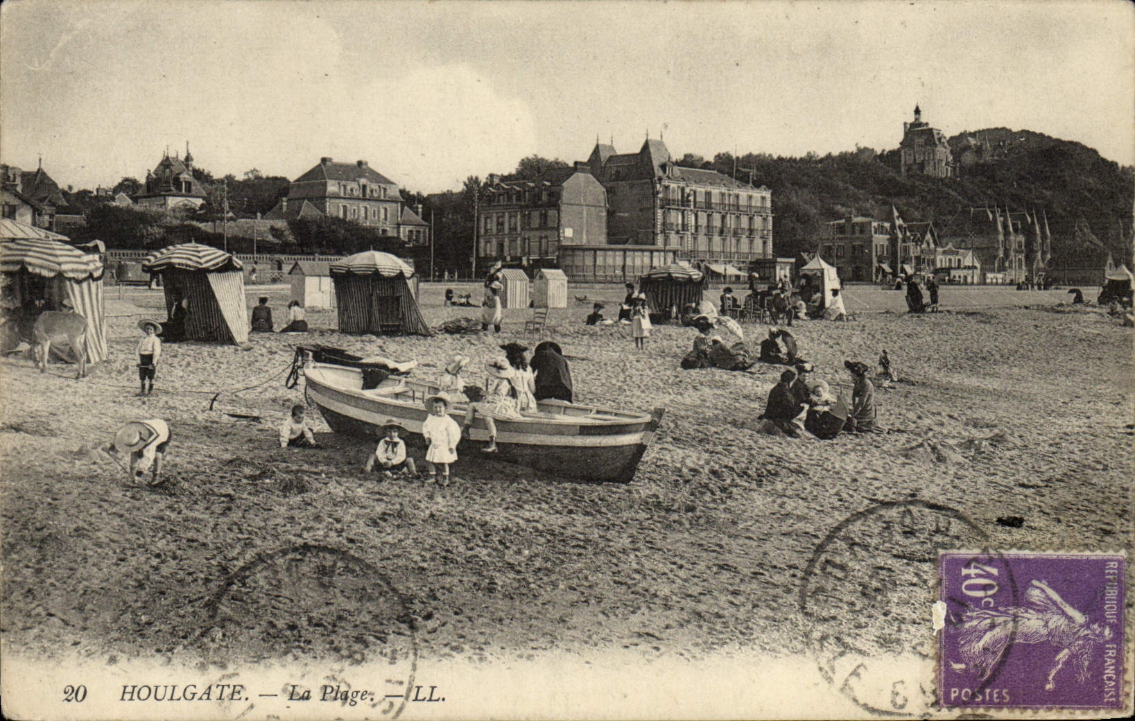 Houlgate — La Plage — LL. — Éditeur LL, n°20