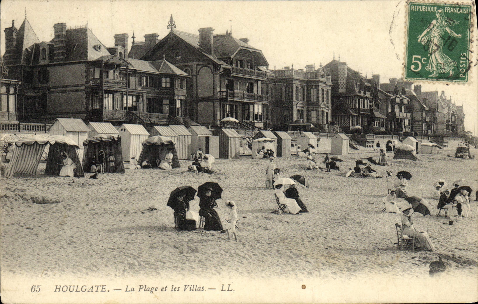 CPA Houlgate La Plage et les Villas 