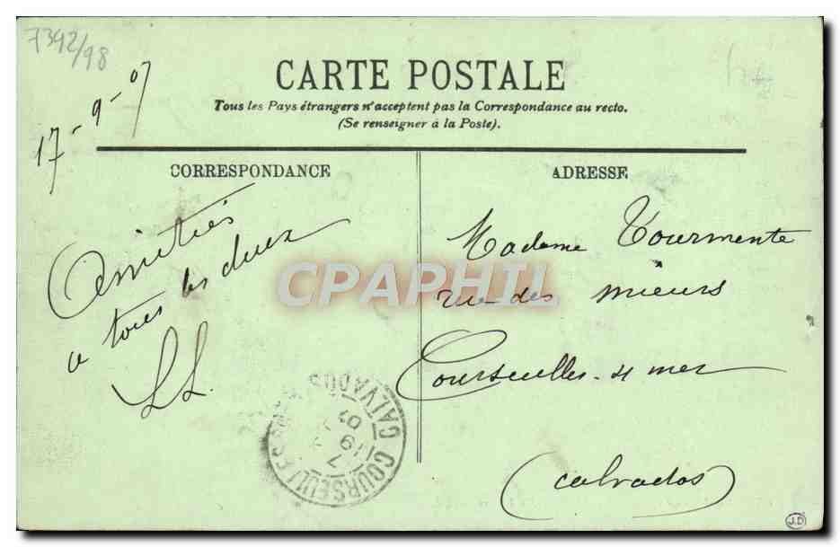 CPA Houlgate La Plage et les Villas  — Back