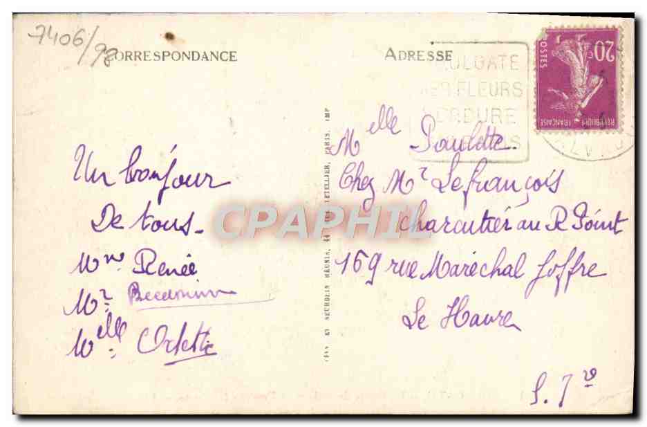 Houlgate — La Route de Villiers et Vue sur Houlgate — LL. — Reverso
