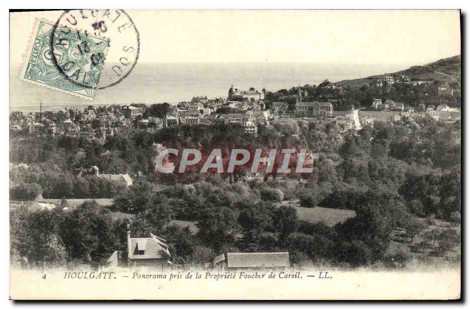 Houlgate — Panorama pris de la Propriété Foucher de Careil — LL.