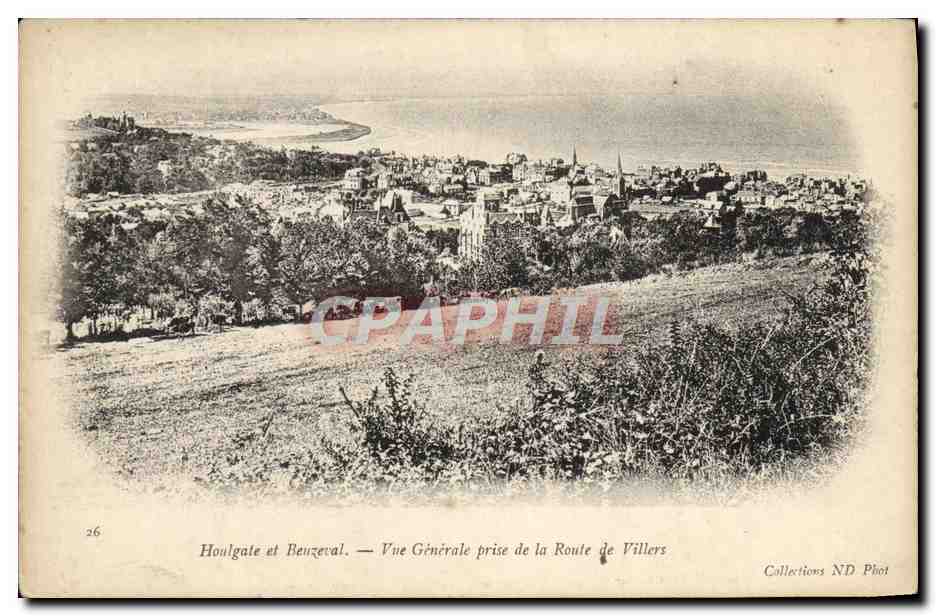 Houlgate et Beuzeval — Vue Générale prise de la Route de Villers — Collections ND Phot